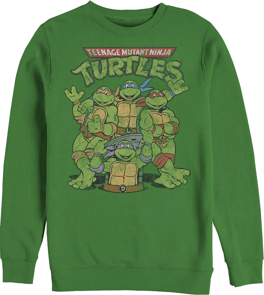Green Teenage Mutant Ninja Turtles Sweatshirt