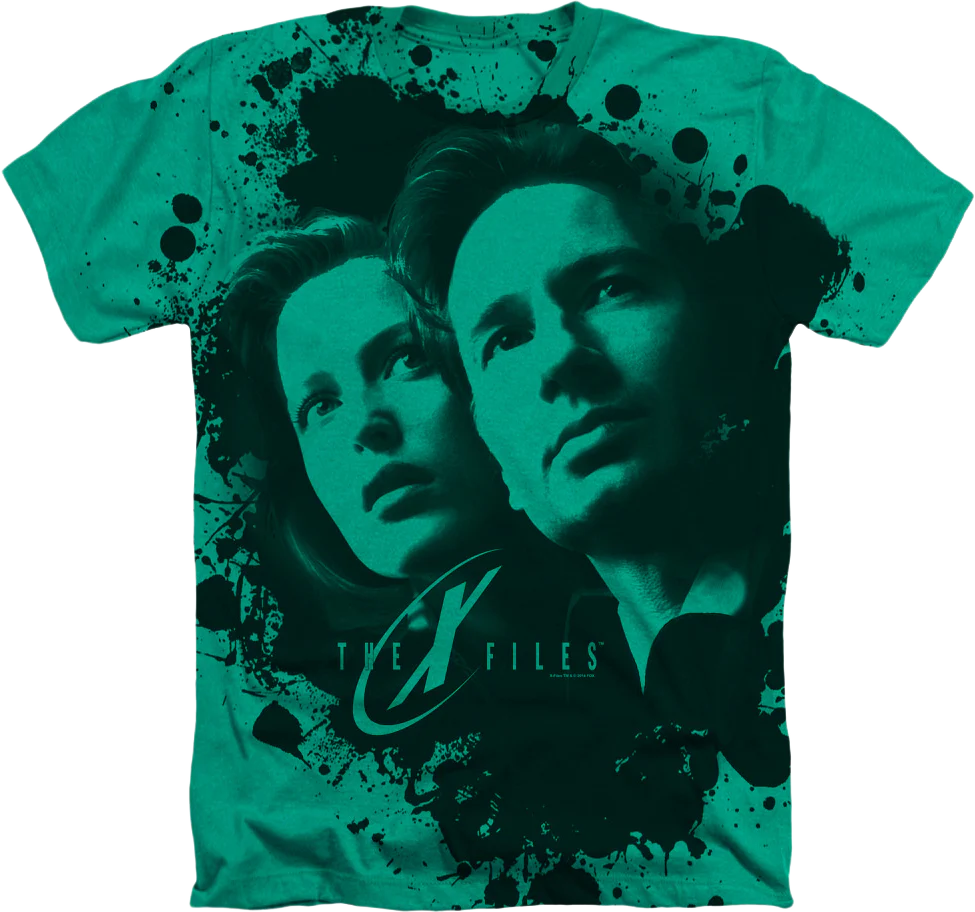 Green X-Files T-Shirt