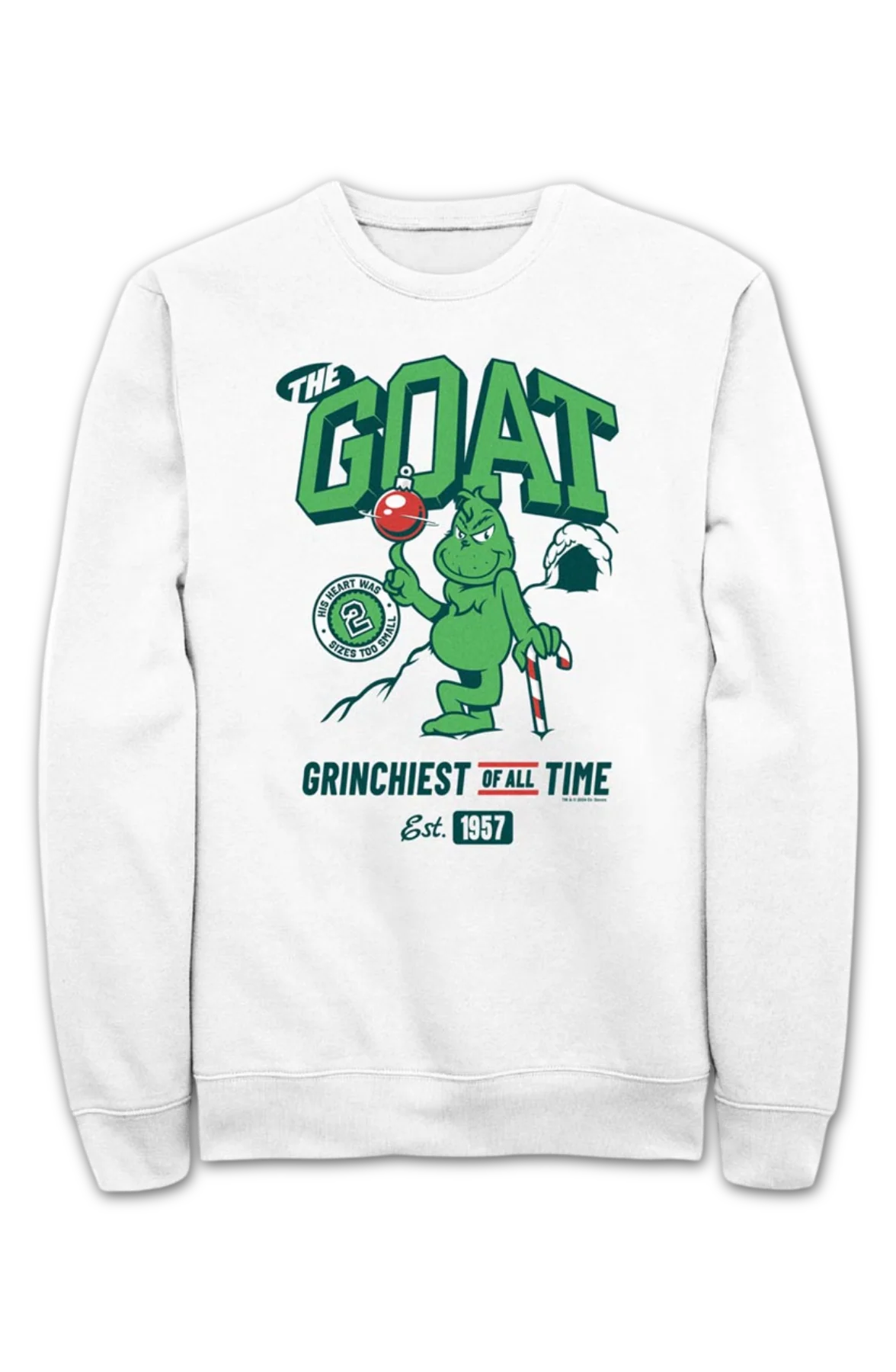 Grinchiest Of All Time Dr. Seuss Sweatshirt - Image 2