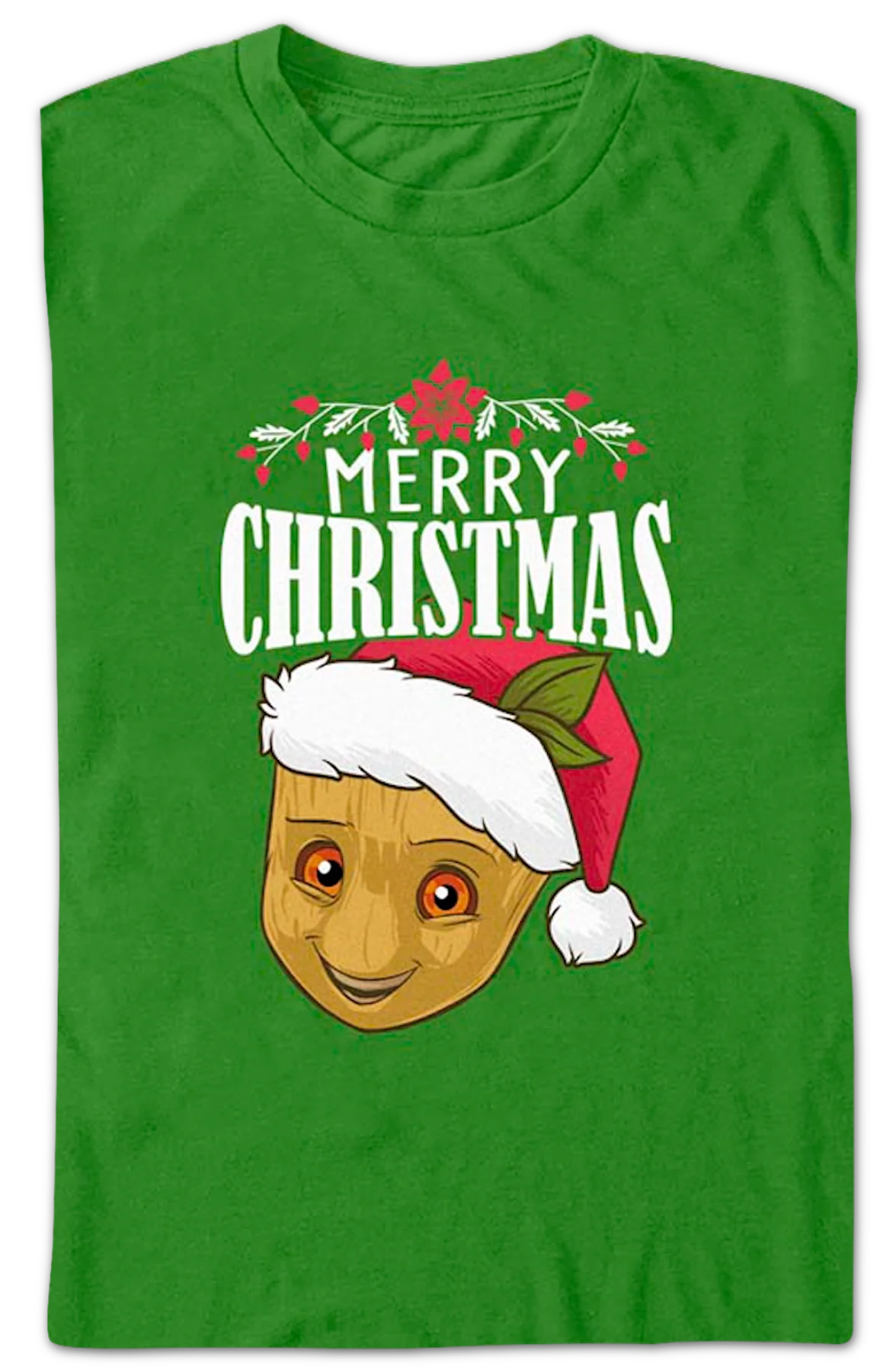 Groot Merry Christmas Guardians of the Galaxy T-Shirt - Image 2