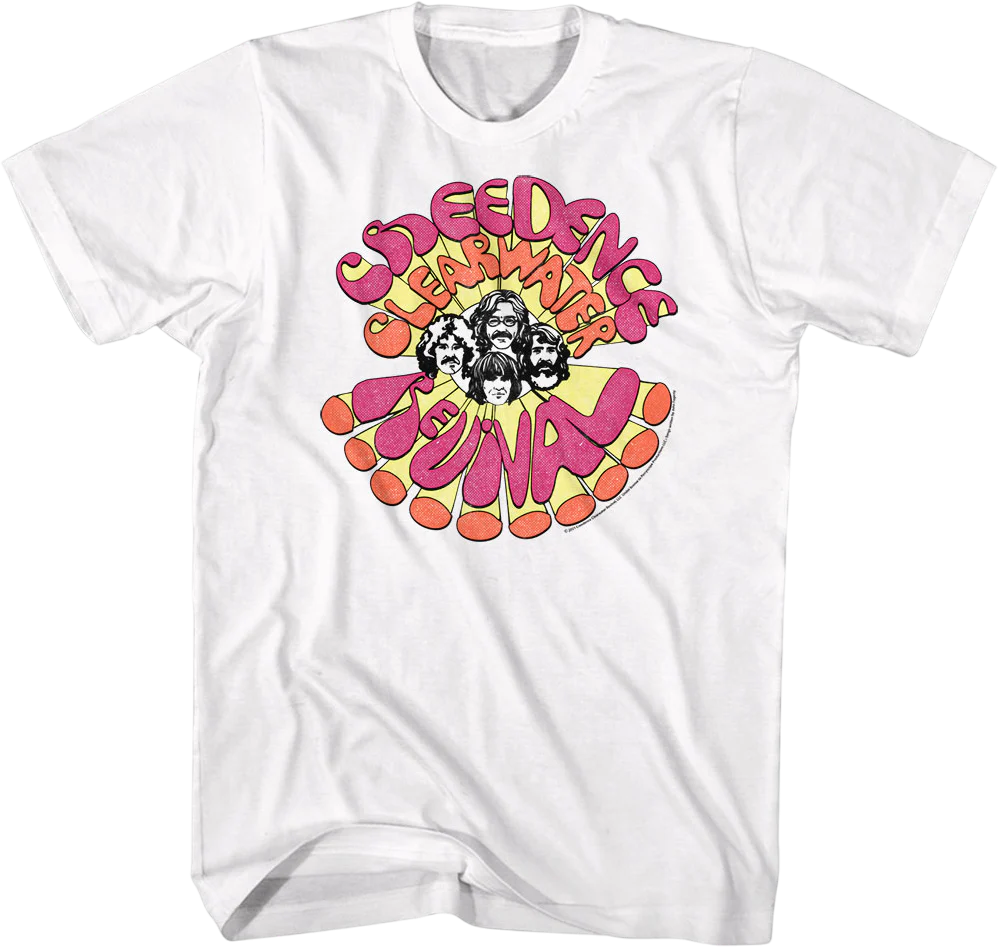 Groovy Sketches Creedence Clearwater Revival T-Shirt