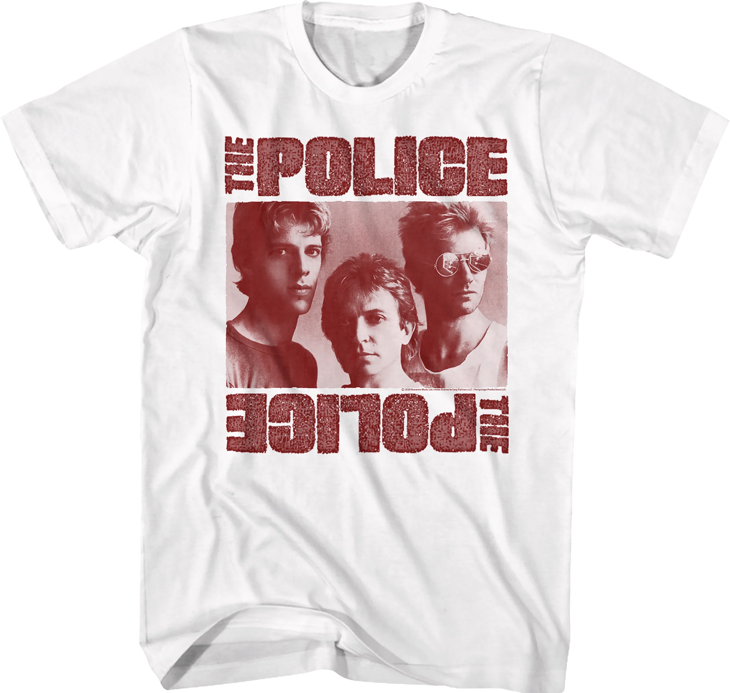 Group Photo The Police T-Shirt