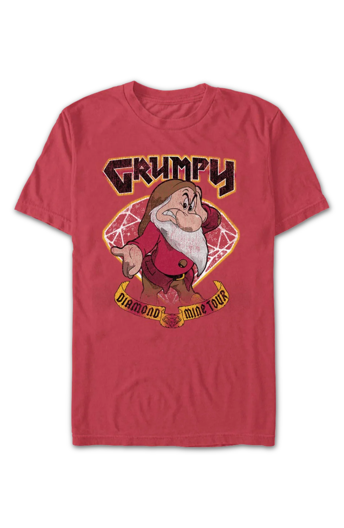 Grumpy Diamond Mine Tour Snow White Disney T-Shirt - Image 2