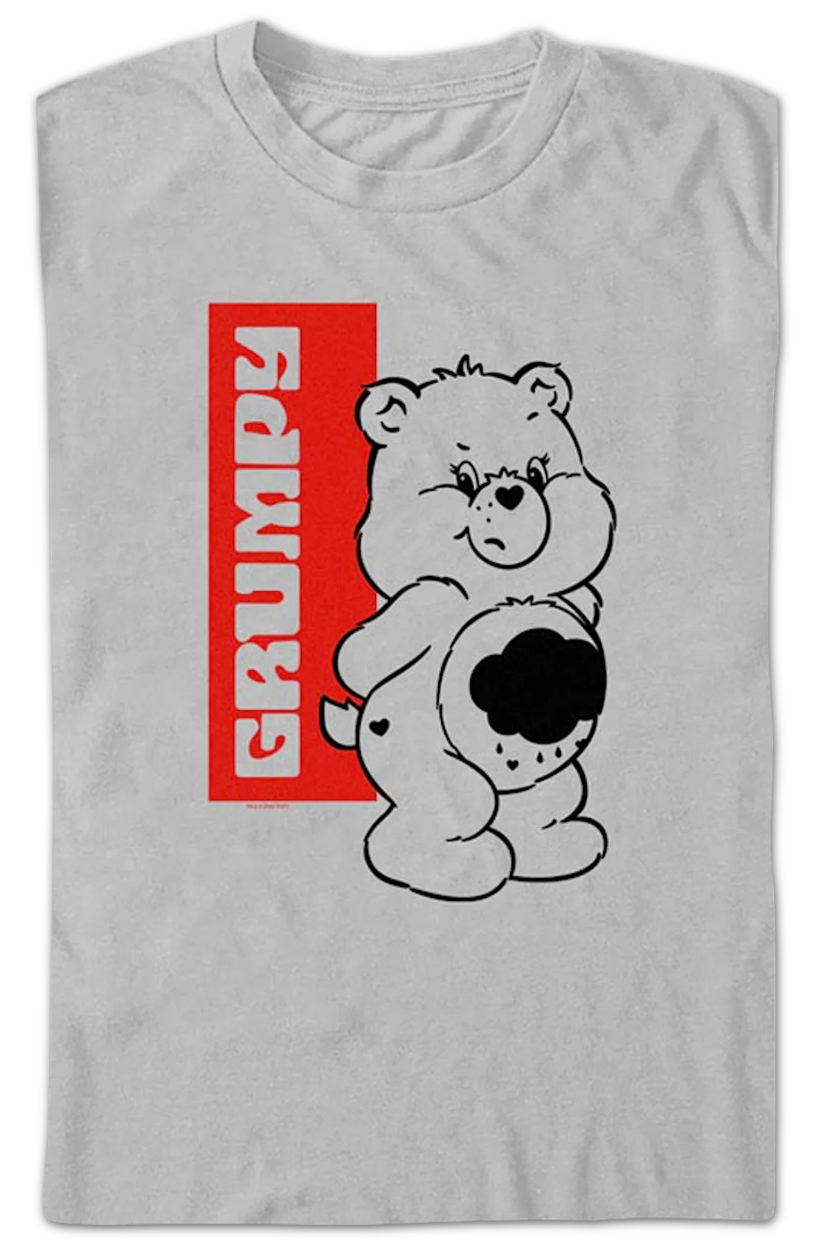 Grumpy Sketch Care Bears T-Shirt - Image 2