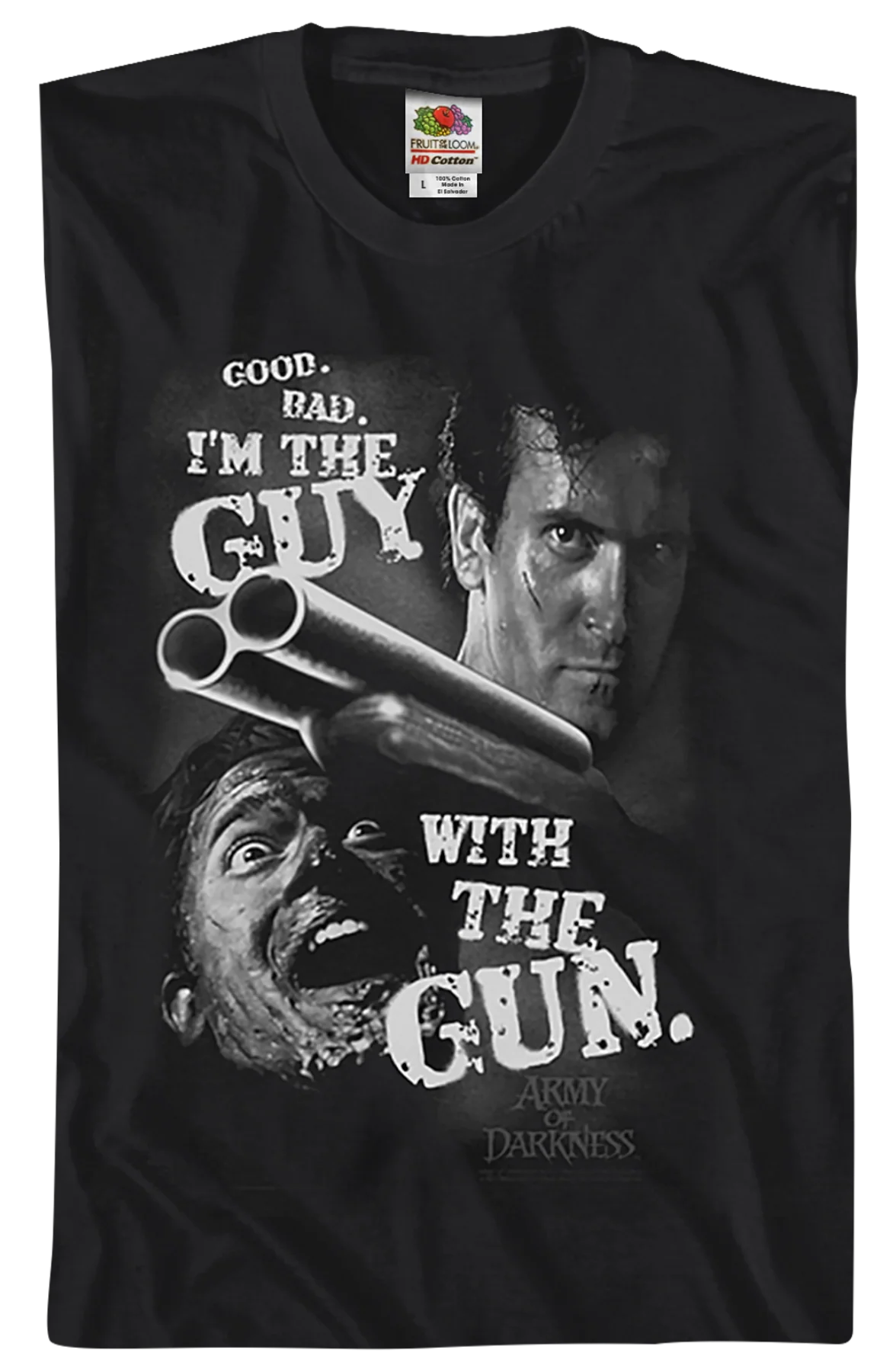 Guy With the Gun Army of Darkness T-Shirt - Image 2