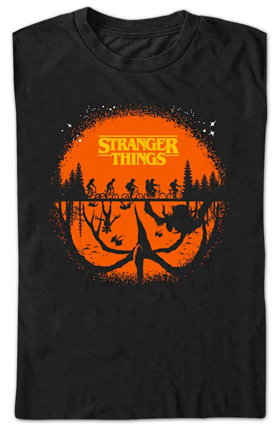Halloween Silhouettes Stranger Things T-Shirt - Image 2