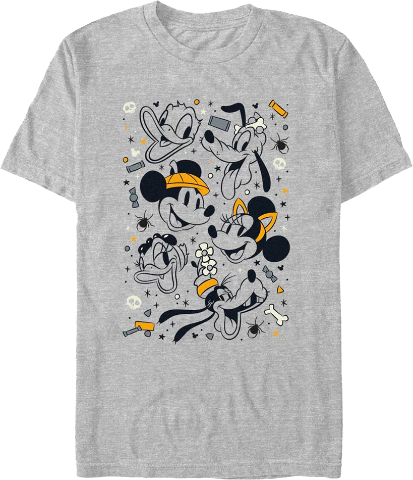 Halloween Sketches Disney T-Shirt