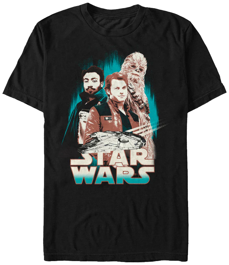 Han Lando Chewie Solo Star Wars T-Shirt