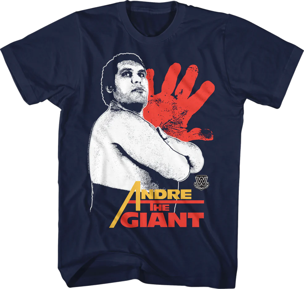 Handprint Andre The Giant T-Shirt