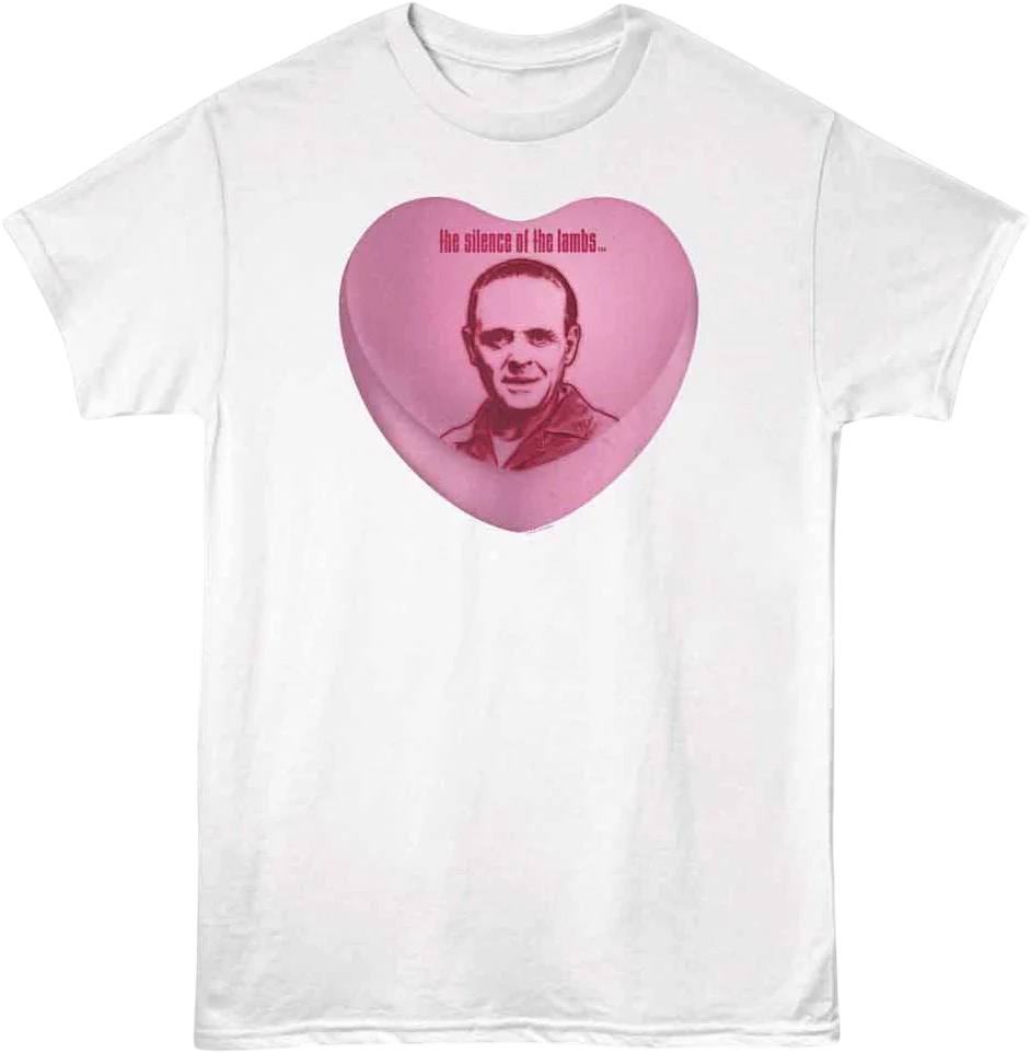 Hannibal Lecter Candy Heart Silence of the Lambs T-Shirt