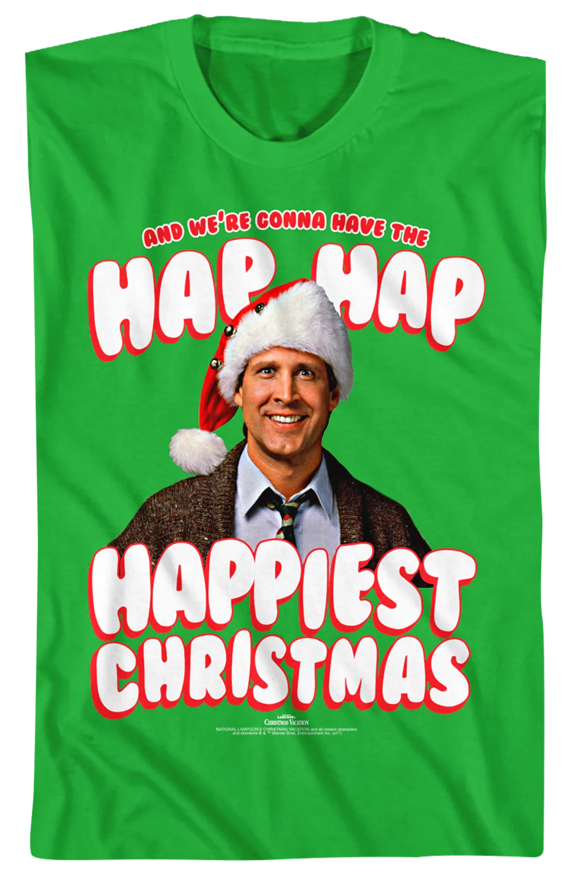 Hap Hap Happiest Christmas Vacation T-Shirt - Image 2