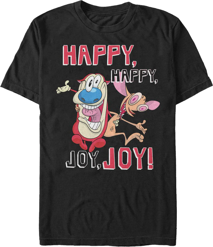 Happy Happy Joy Joy Ren and Stimpy T-Shirt
