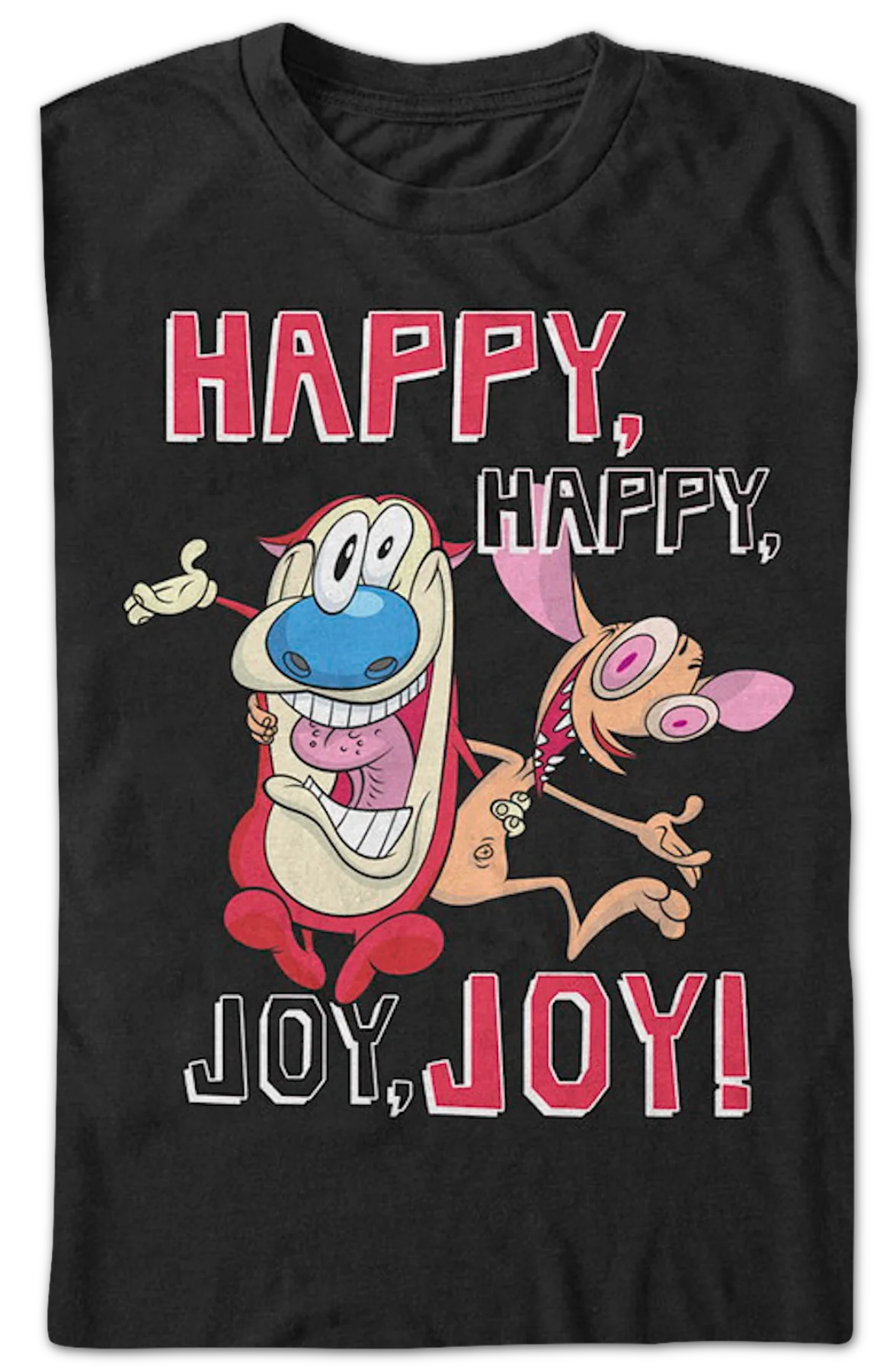 Happy Happy Joy Joy Ren and Stimpy T-Shirt - Image 2