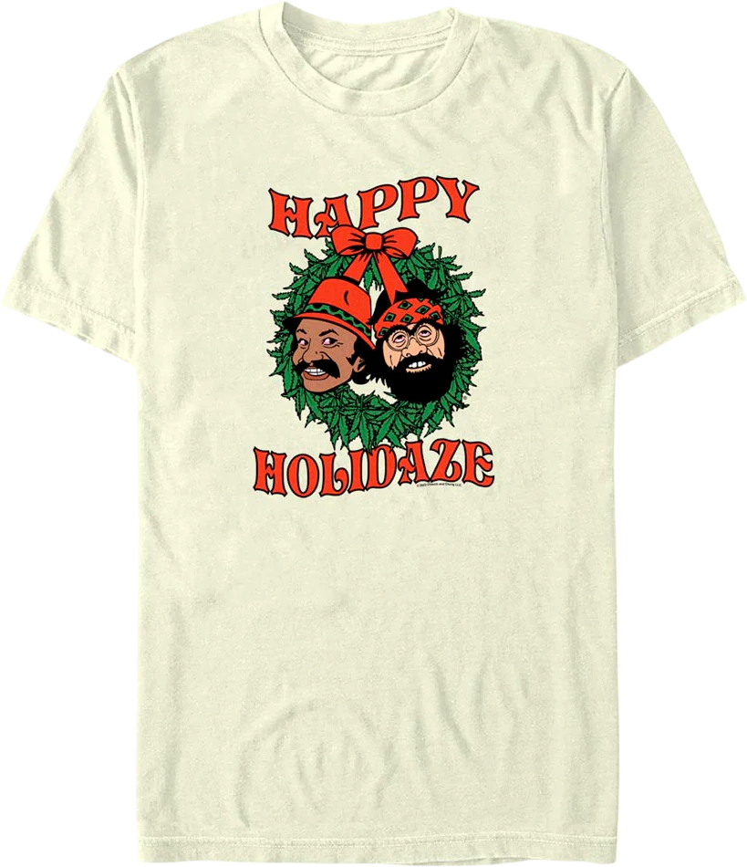 Happy Holidaze Cheech and Chong T-Shirt
