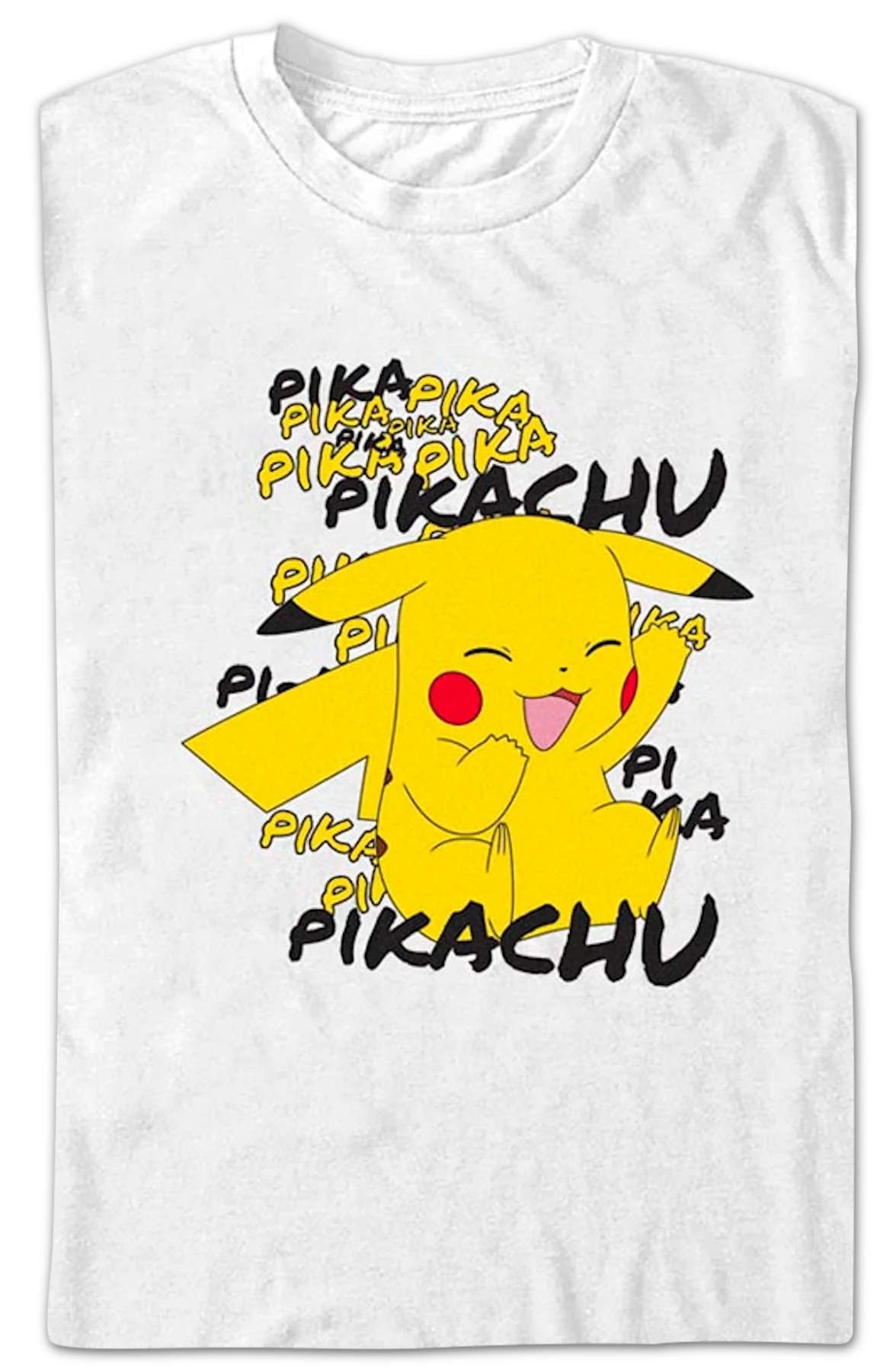 Happy Pikachu Pokemon T-Shirt - Image 2