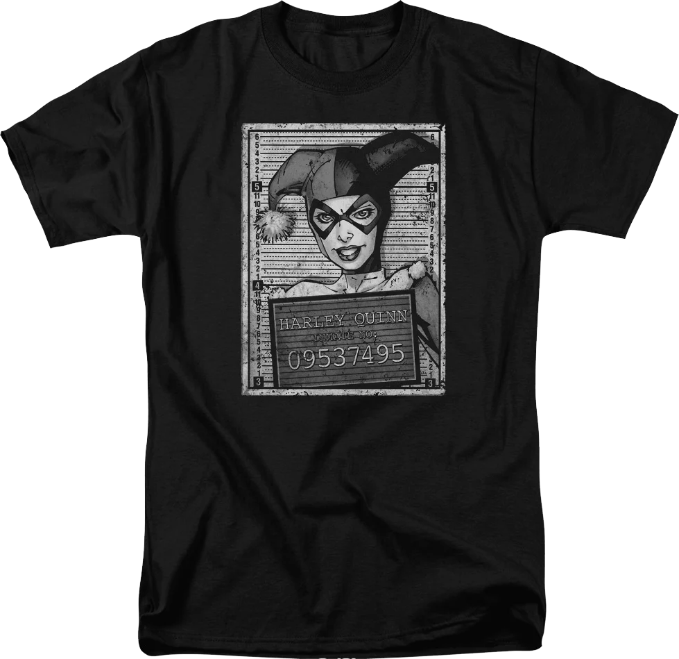 Harley Quinn Mug Shot DC Comics T-Shirt