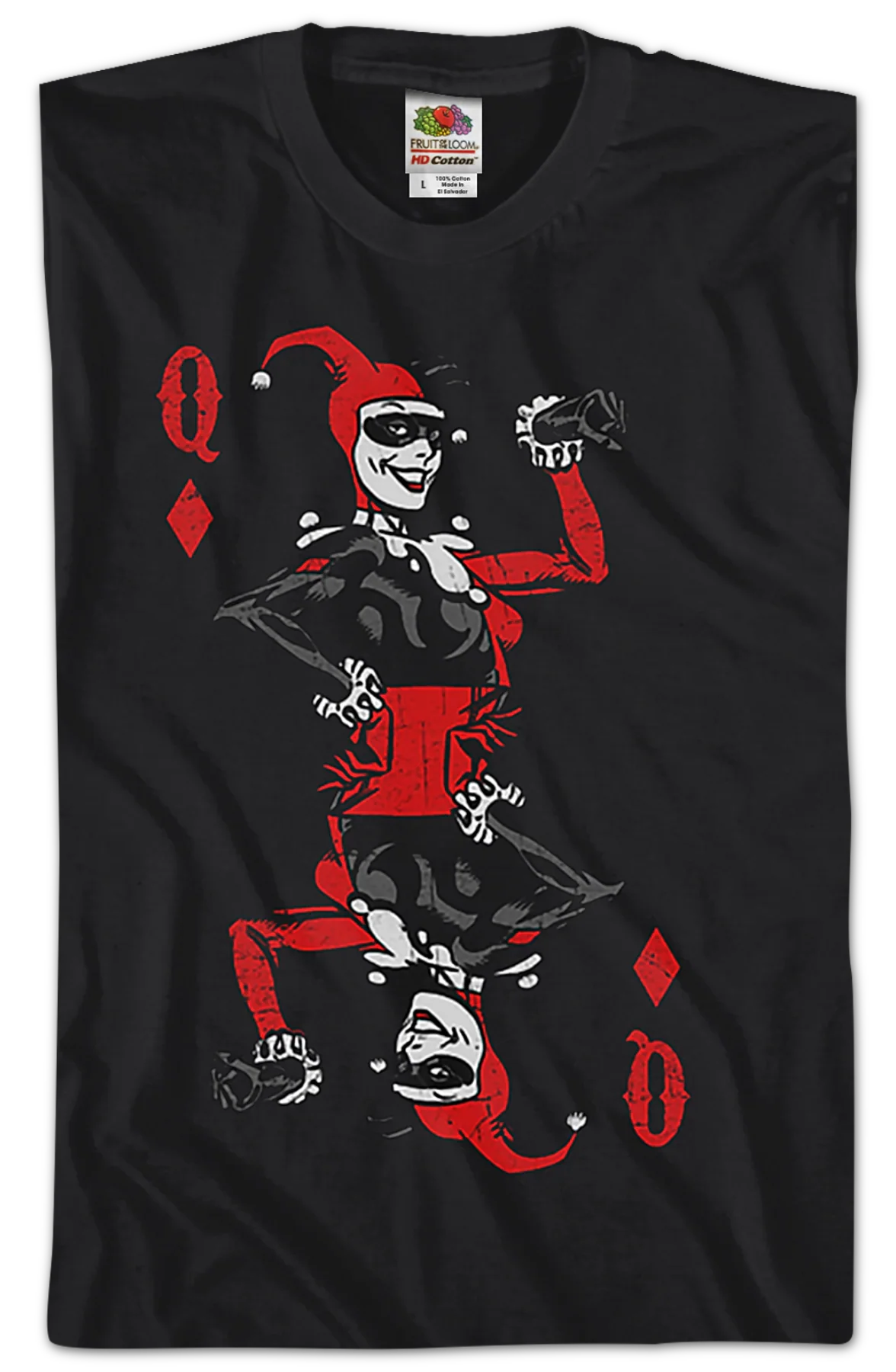 Harley Quinn Playing Card Batman T-Shirt - Image 2
