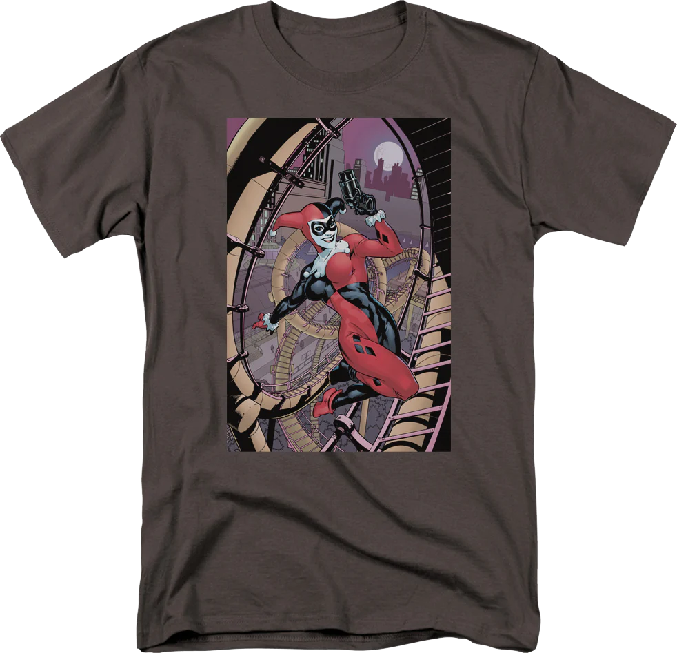 Harley Quinn Roller Coaster Of Love DC Comics T-Shirt