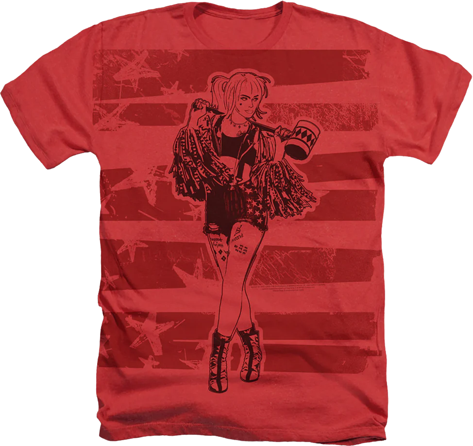 Harley Quinn Sketch Birds Of Prey T-Shirt