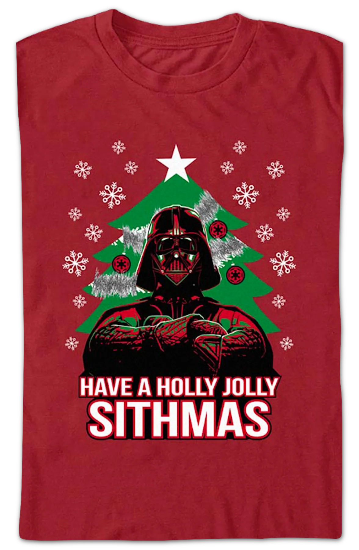 Have A Holly Jolly Sithmas Darth Vader Star Wars T-Shirt - Image 2