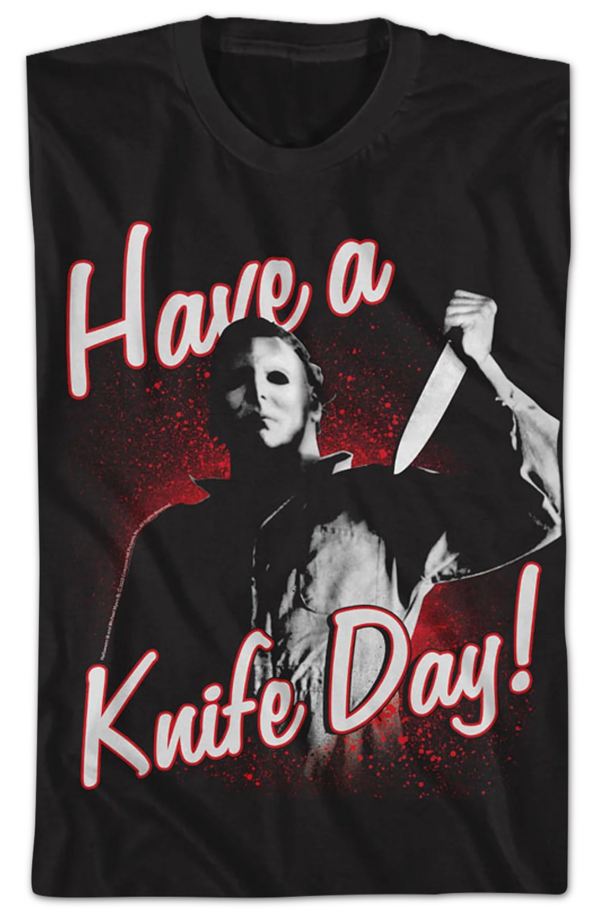 Have a Knife Day Halloween T-Shirt - Image 2
