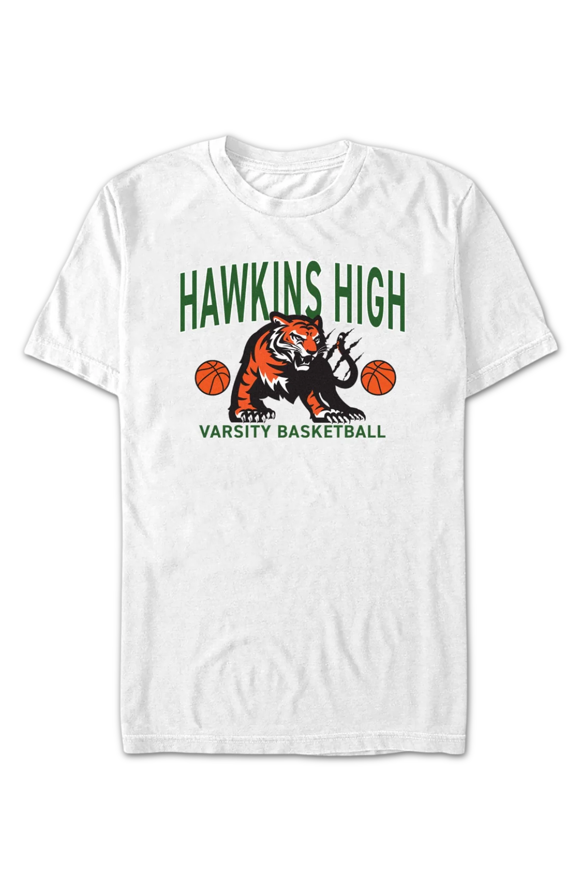 Hawkins High Varsity Basketball Stranger Things T-Shirt - Image 2