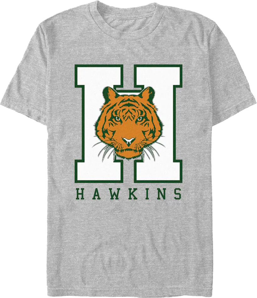 Hawkins Tigers Logo Stranger Things T-Shirt