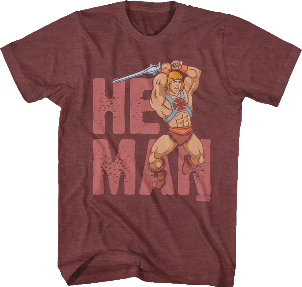 He-Man Power Sword Action Pose Masters of the Universe T-Shirt
