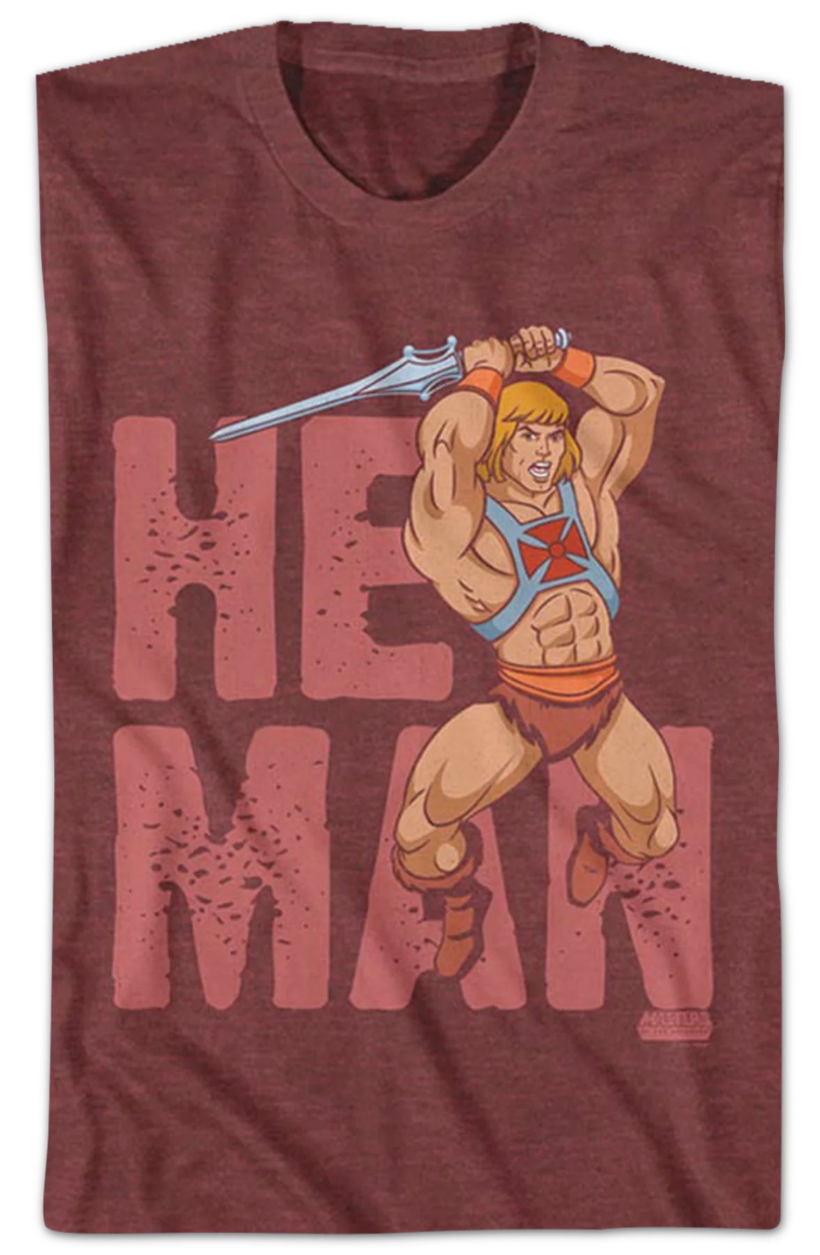 He-Man Power Sword Action Pose Masters of the Universe T-Shirt - Image 2