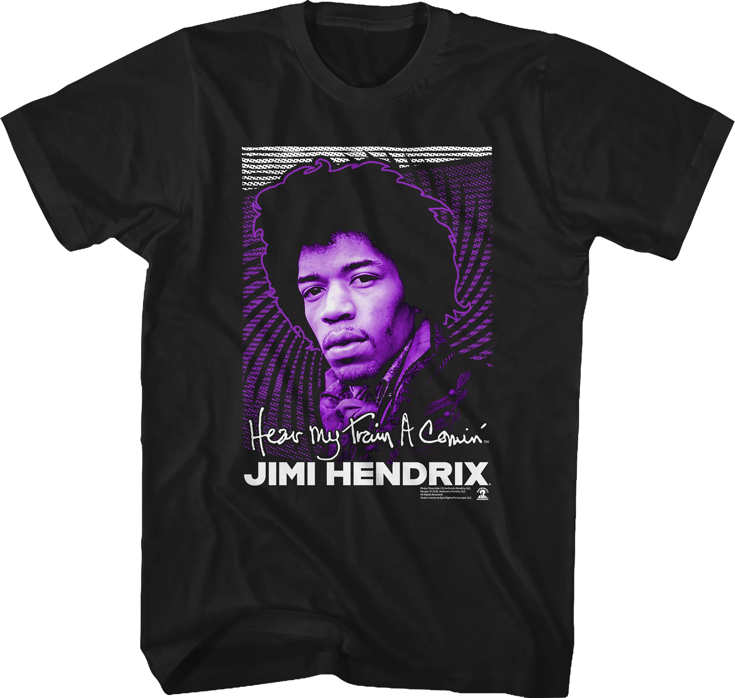 Hear My Train A Comin' Jimi Hendrix T-Shirt