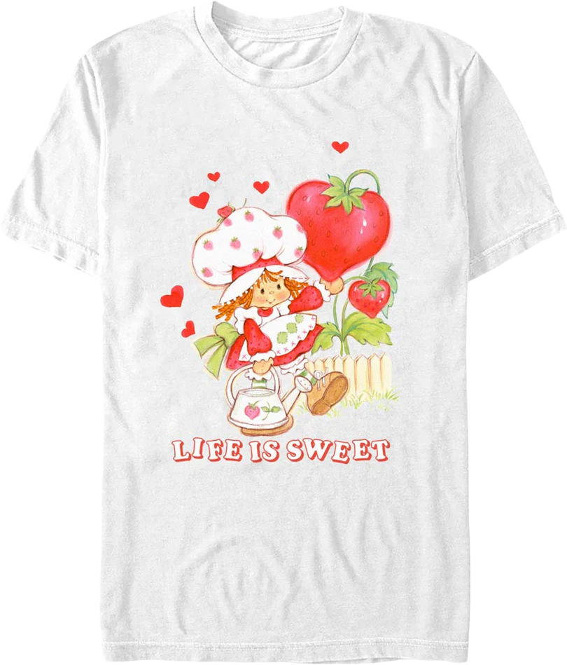 Hearts Life Is Sweet Strawberry Shortcake T-Shirt