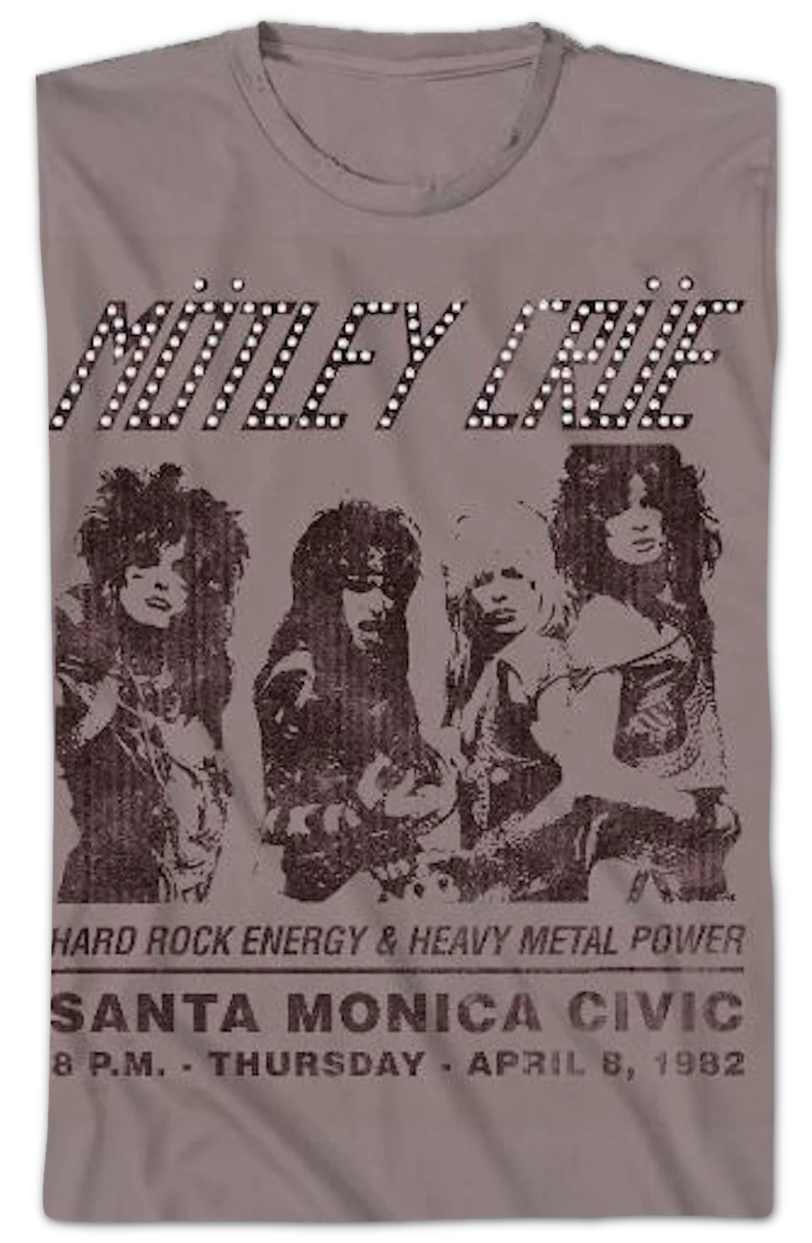 Heavy Metal Power Motley Crue T-Shirt - Image 2