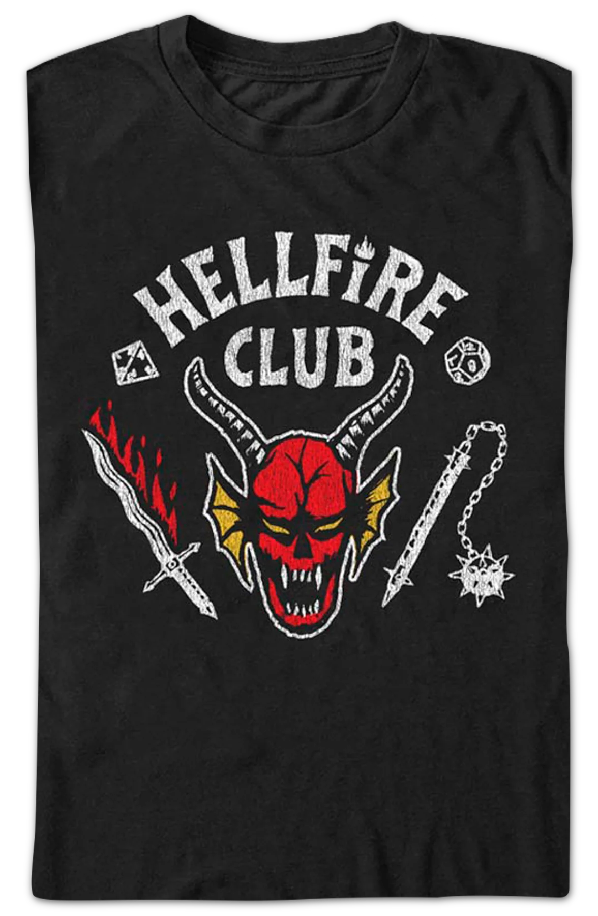 Hellfire Club Stranger Things T-Shirt - Image 2