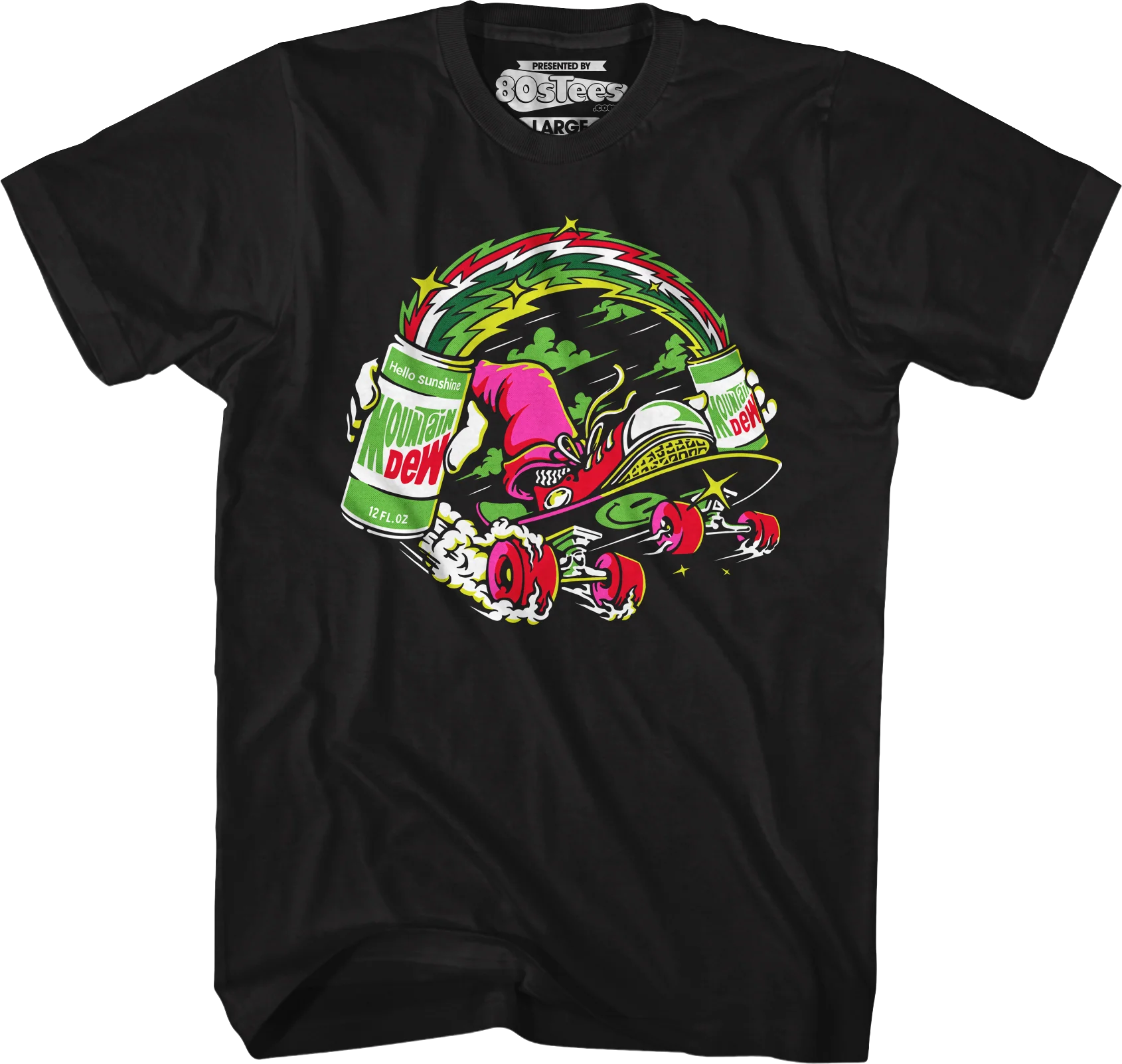 Hello Sunshine Skateboard Mountain Dew T-Shirt