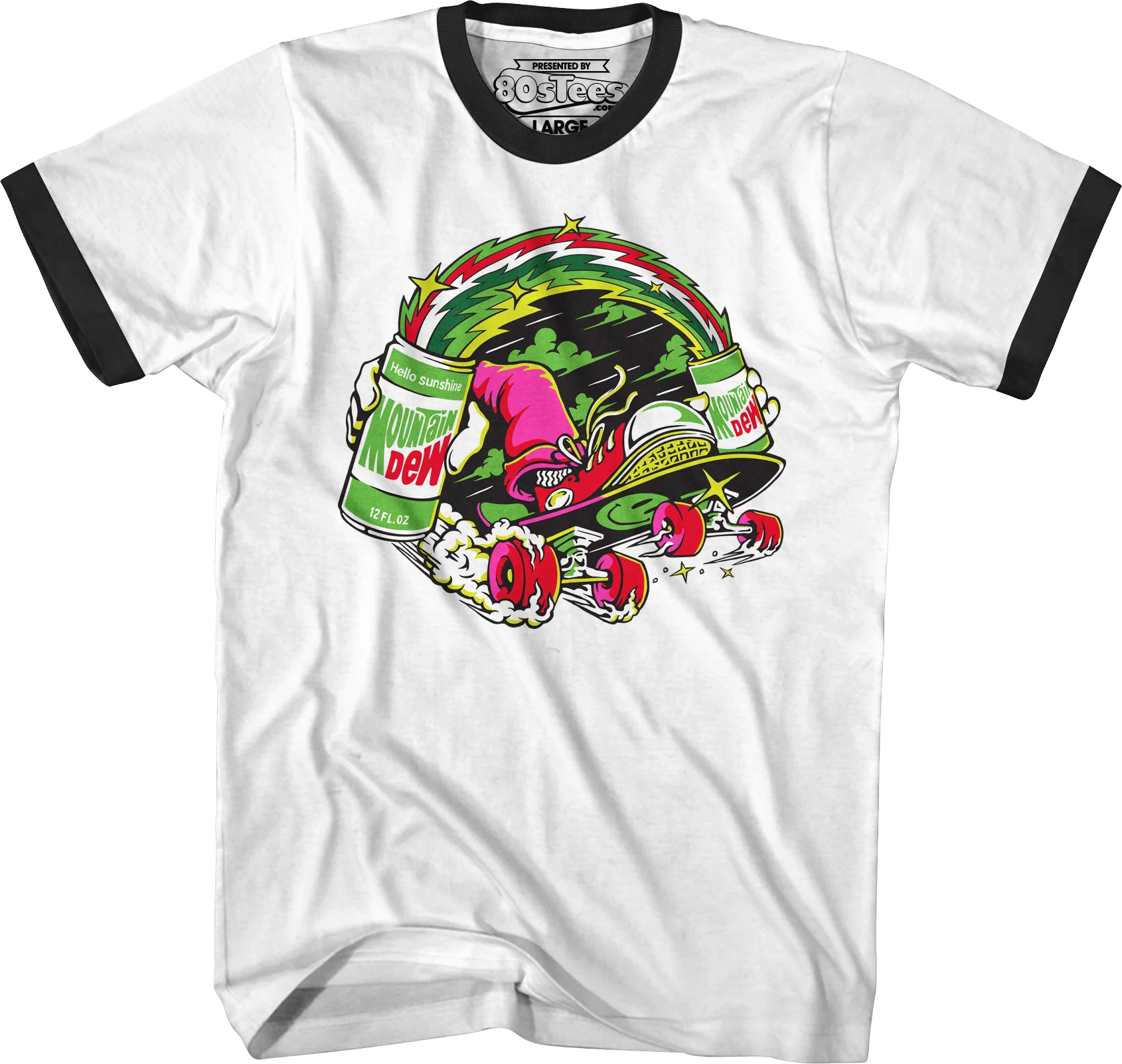 Hello Sunshine Skateboard Mountain Dew T-Shirt - Image 5