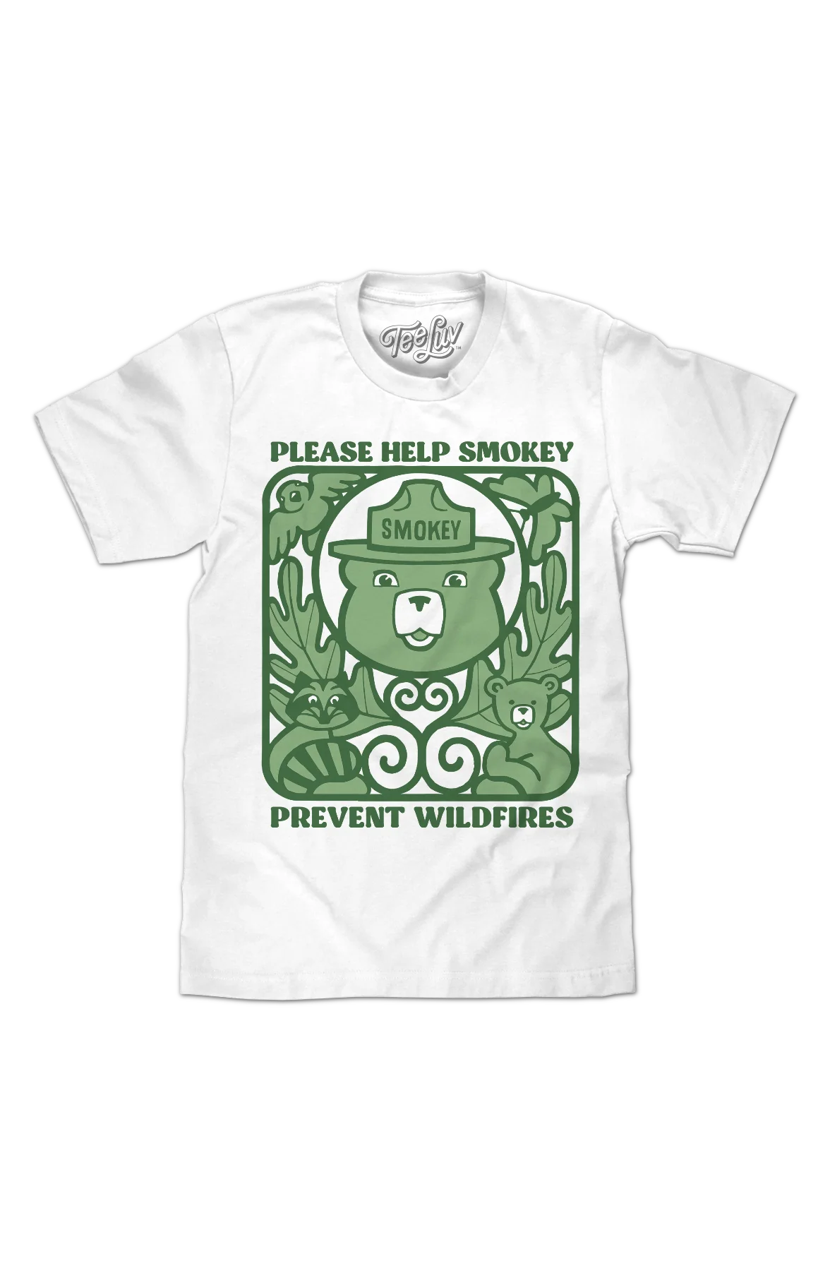 Help Prevent Wildfires Smokey Bear T-Shirt - Image 2
