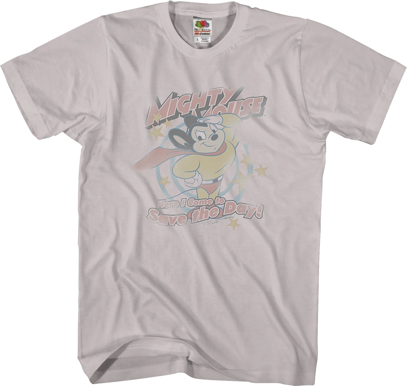 Here I Come to Save the Day Mighty Mouse T-Shirt