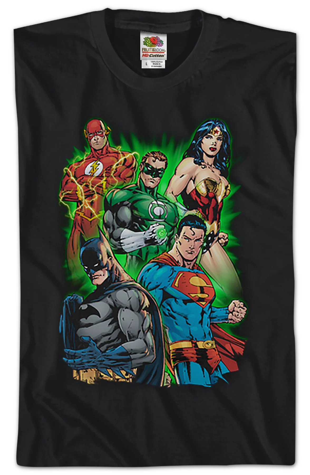 Hero Poses Justice League T-Shirt - Image 2