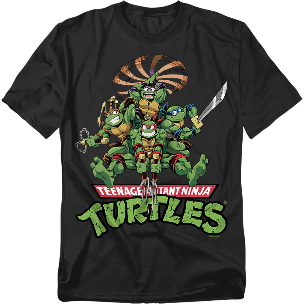 Heroes With Weapons Teenage Mutant Ninja Turtles T-Shirt