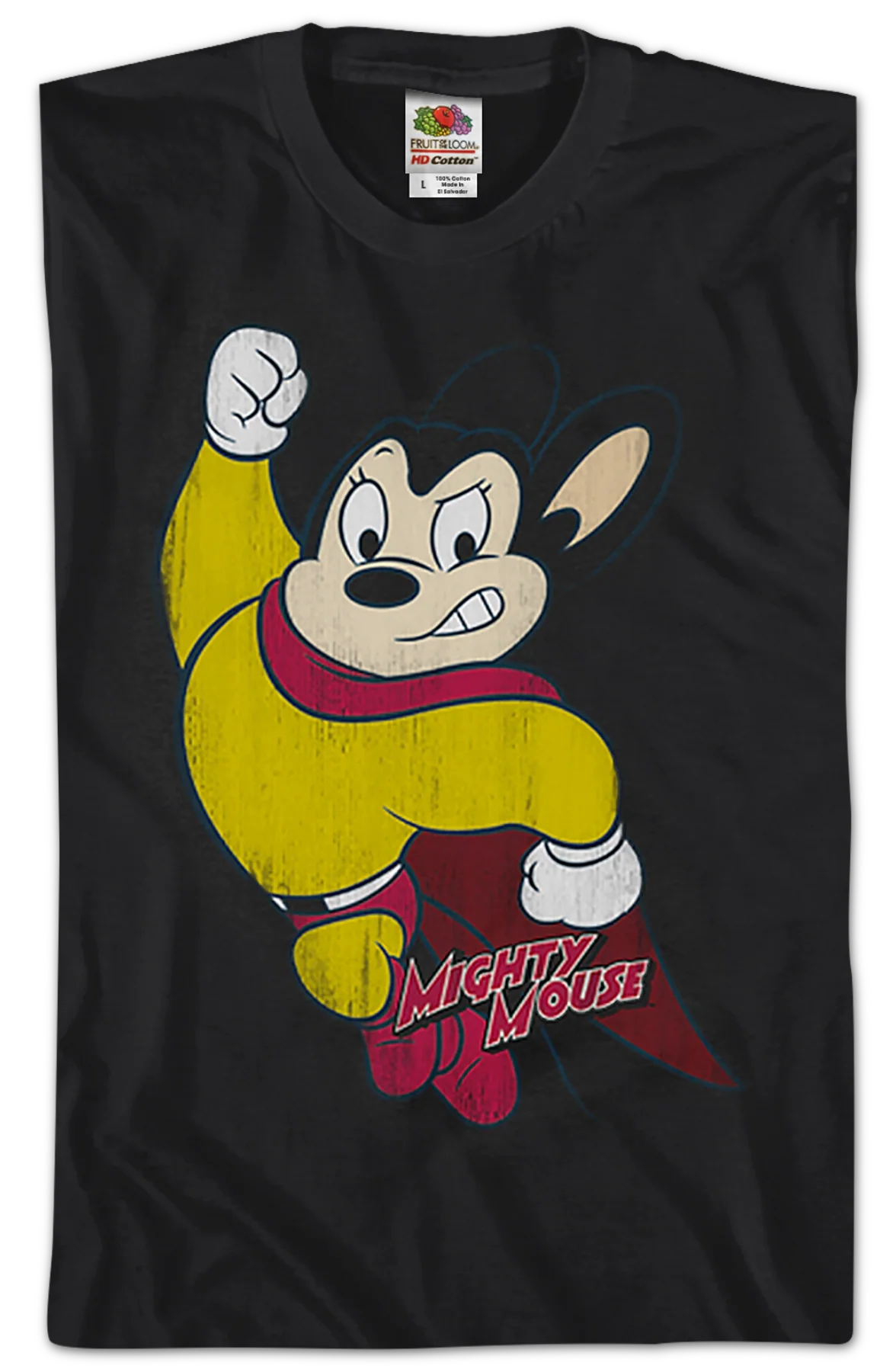 Heroic Pose Mighty Mouse T-Shirt - Image 2