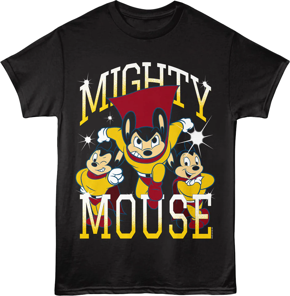 Heroic Poses Mighty Mouse T-Shirt