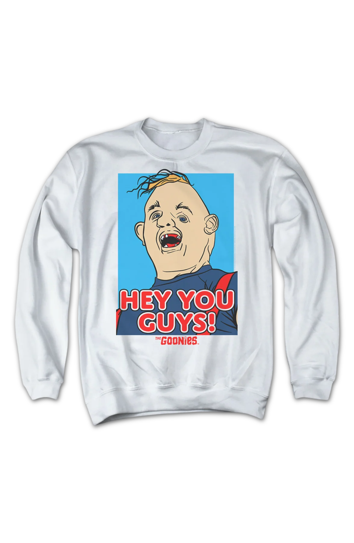 Hey You Guys Sloth Illustration Goonies Sweatshirt - Image 2