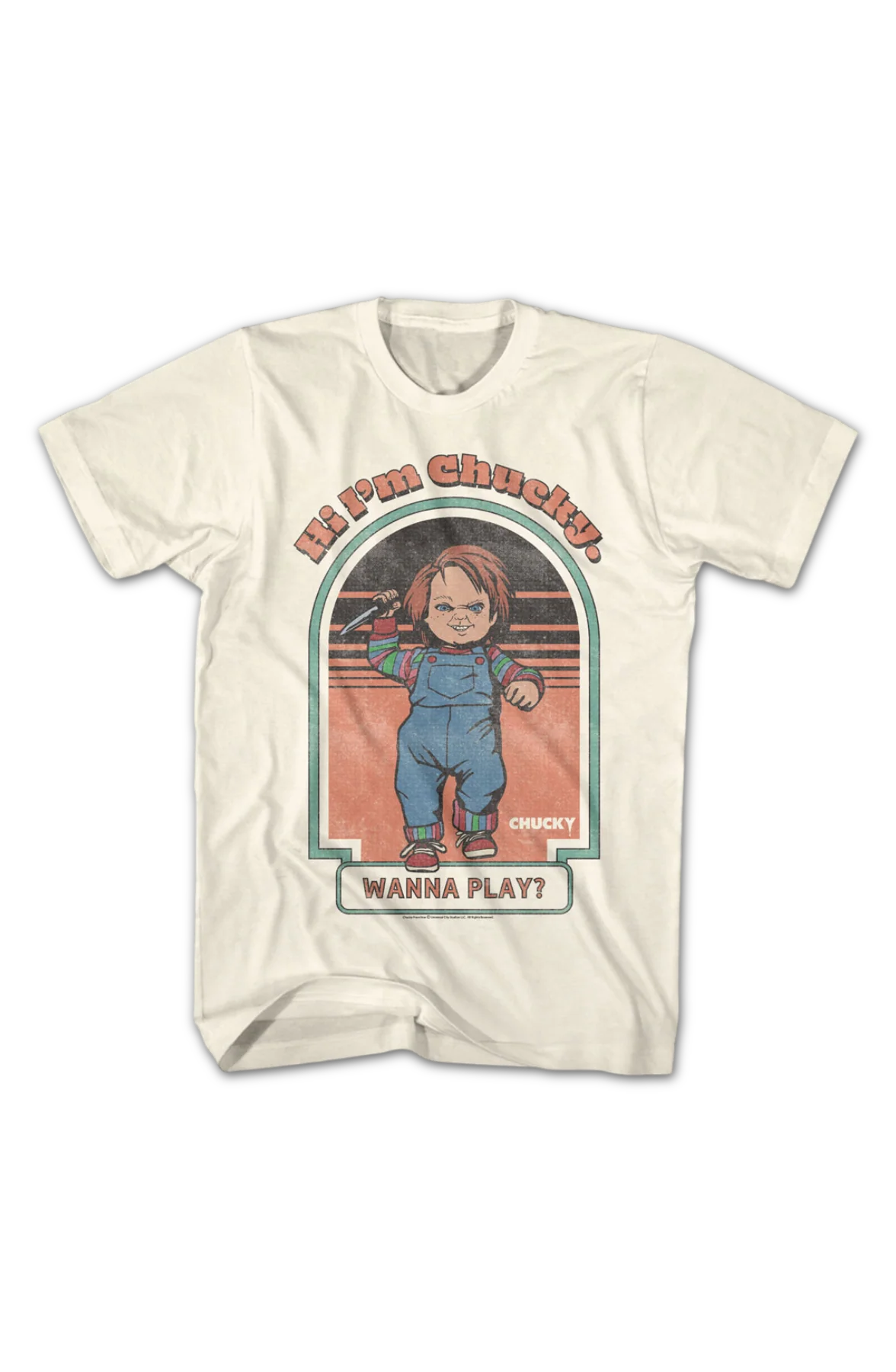 Hi I'm Chucky Wanna Play Child's Play T-Shirt - Image 2
