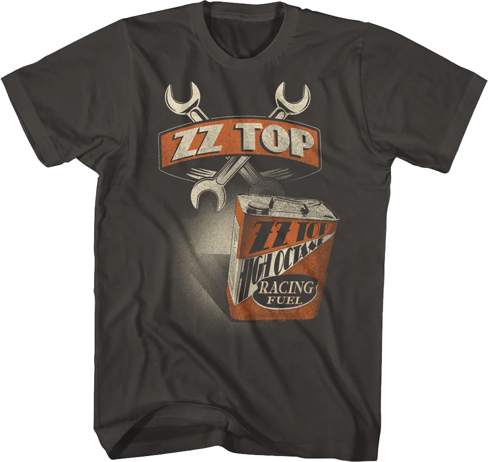 High Octane Racing Fuel ZZ Top T-Shirt