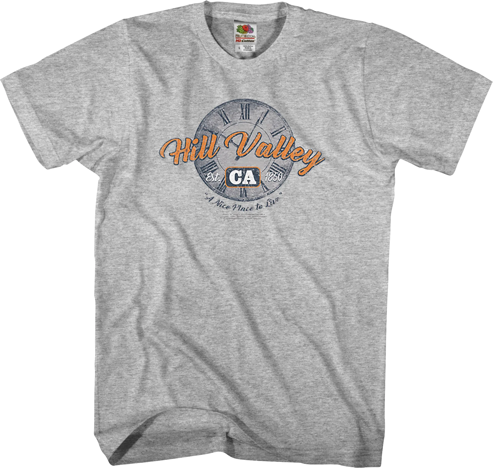 Hill Valley A Nice Place To Live Back To The Future T-Shirt