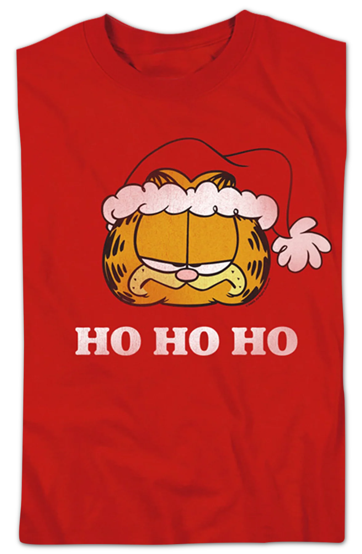 Ho Ho Ho Garfield Christmas T-Shirt - Image 2