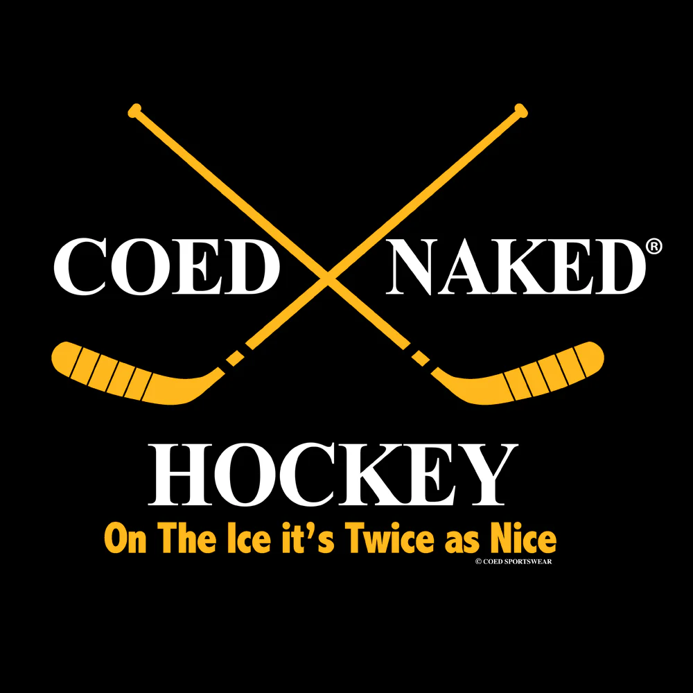 Hockey On The Ice Coed Naked T-Shirt - Image 4