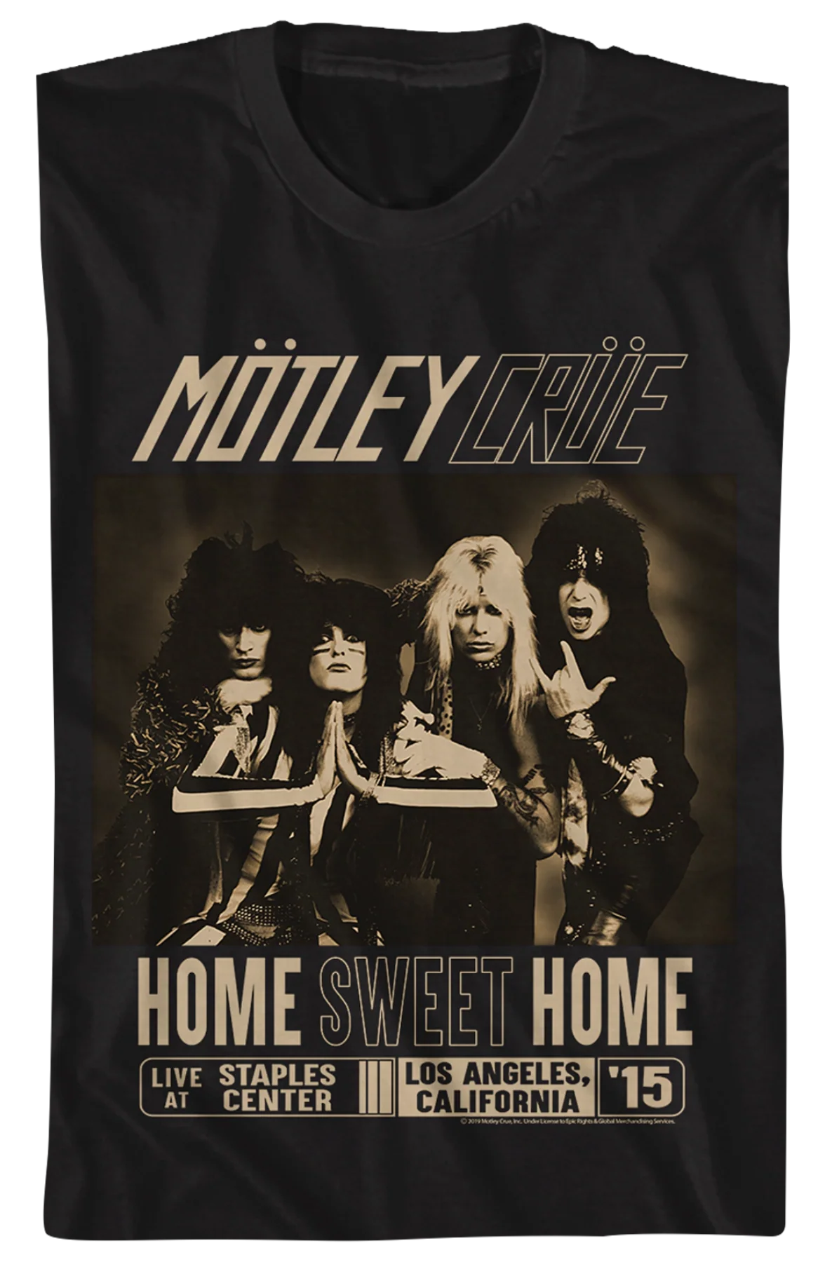 Home Sweet Home Motley Crue T-Shirt - Image 2