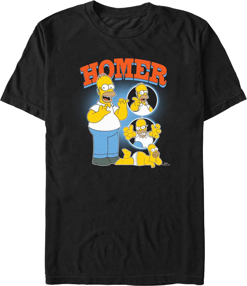 Homer Collage Simpsons T-Shirt