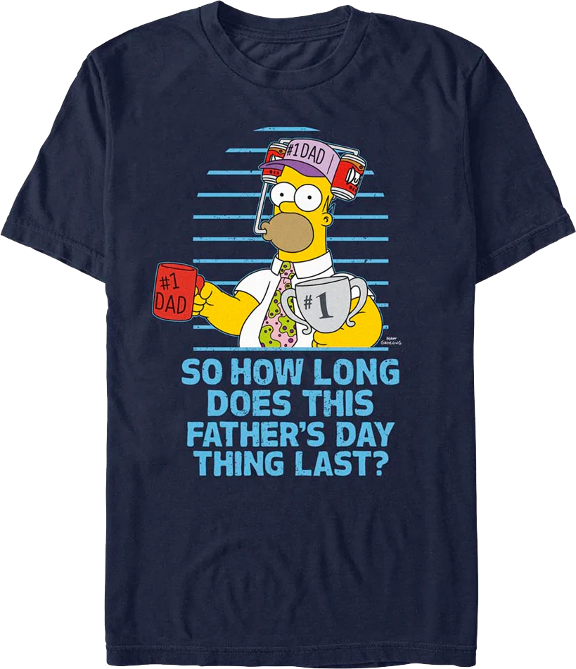 Homer Simpson Father's Day Simpsons T-Shirt